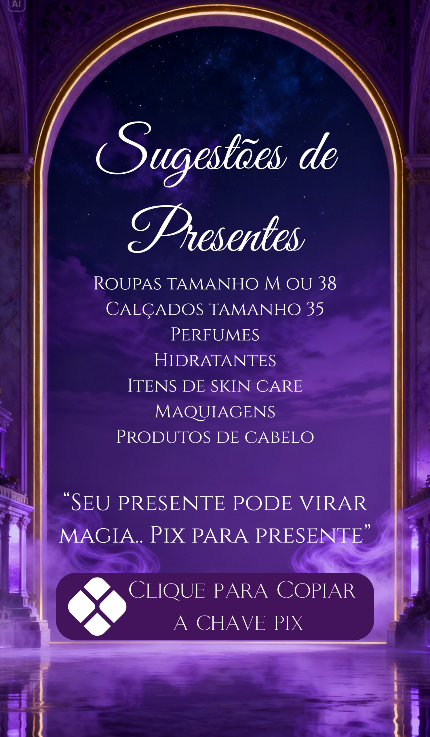 Sugestões de presente