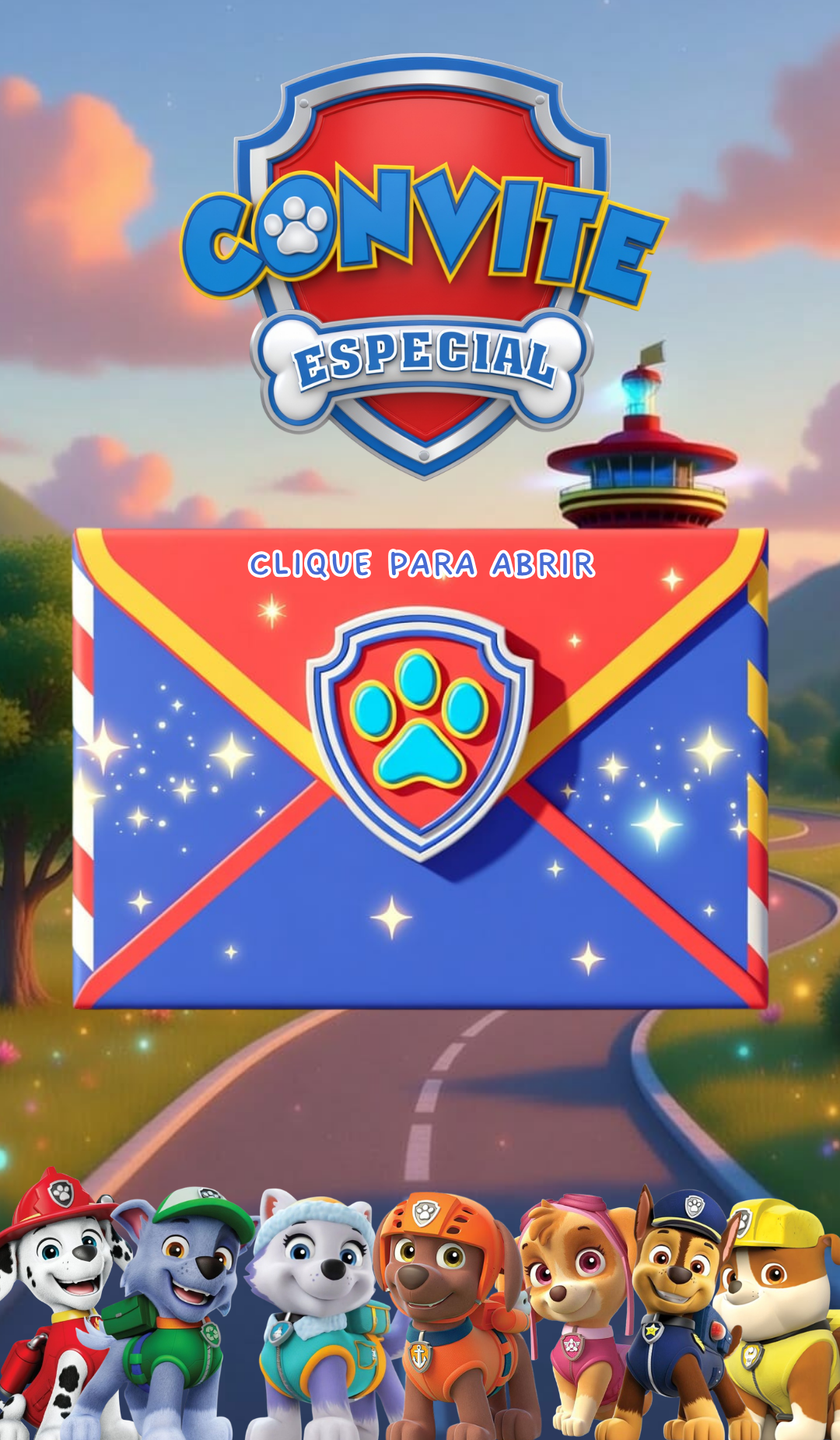 Capa do convite